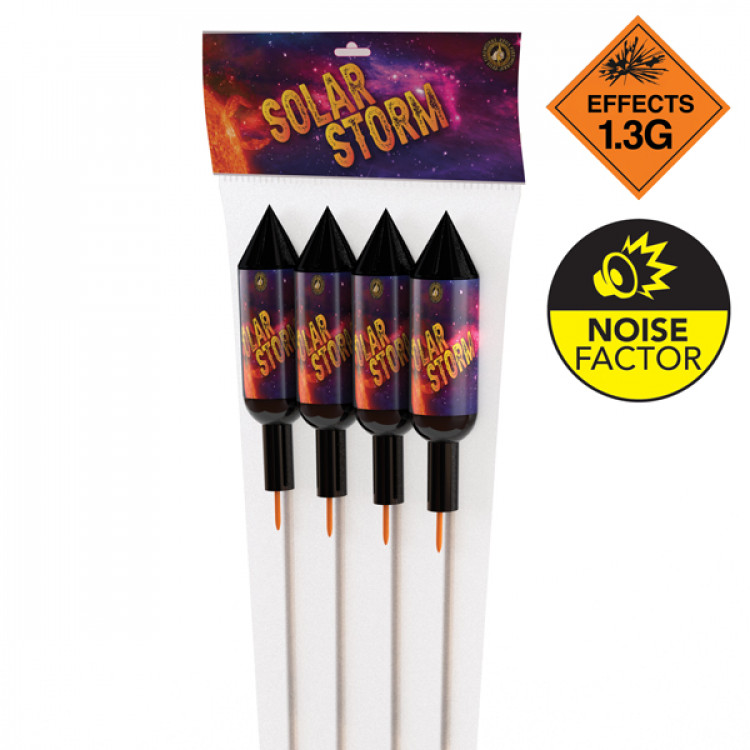 Solar Storm Rocket Pack (4 Pack)
