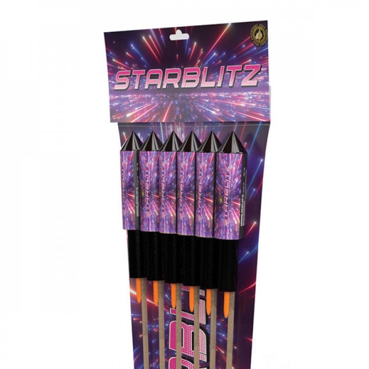 Star Blitz Rocket Pack (6 per Pack)