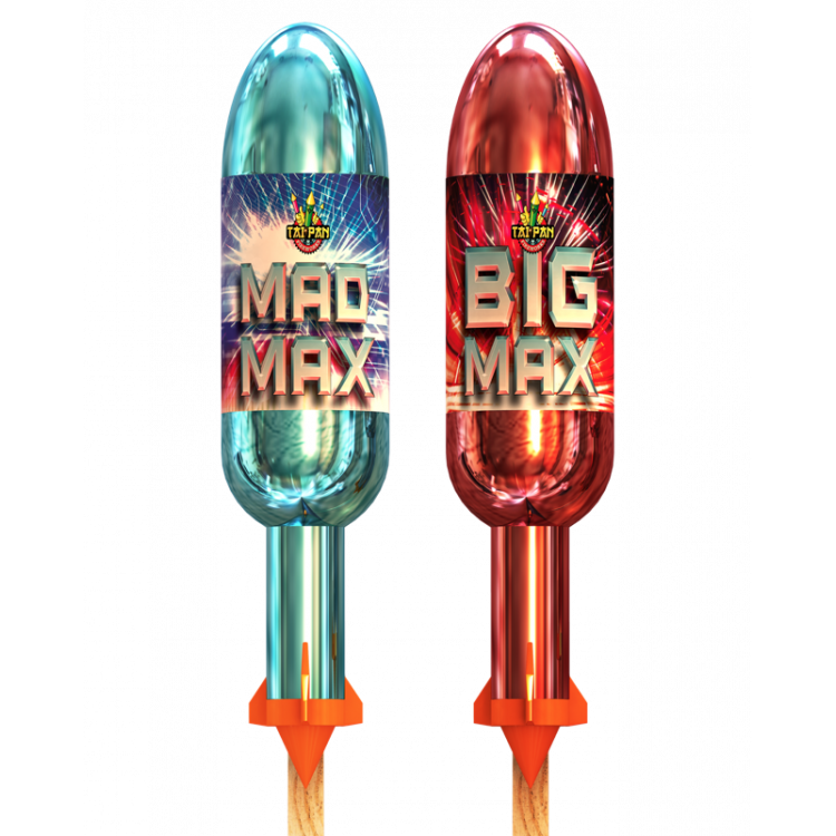 Max Impact - Price per 2 x different effect rockets