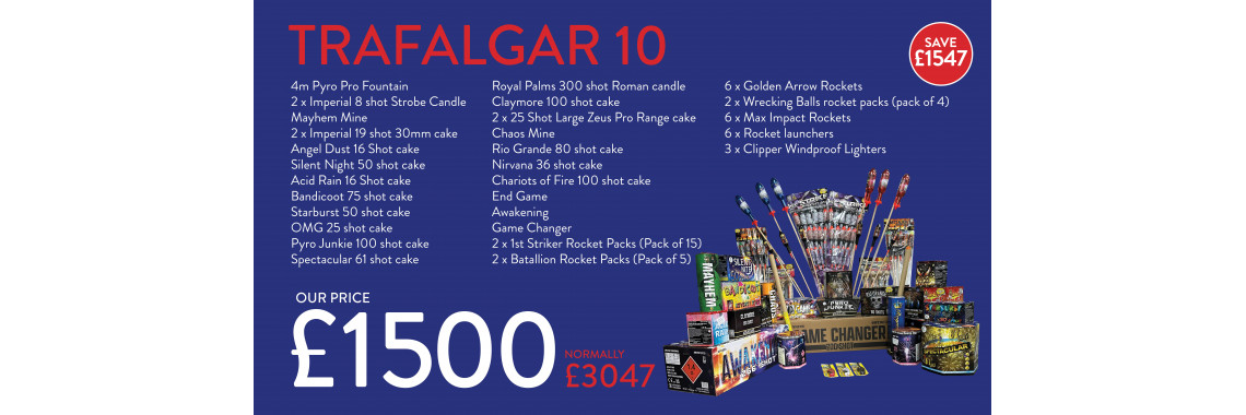 Trafalgar Display Pack 10